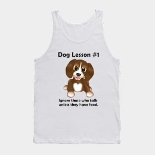 Dog Lesson #1 Tank Top